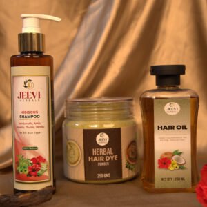 Herbal hair oil & herbal shampoo & hair dye Powder